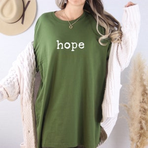 Christian Shirts Hope Bible Verse Christian Apparel Christian Gift Jesus T-Shirt Religious Gifts Jesus is King