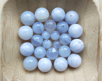 Blue Chalcedony Pearls