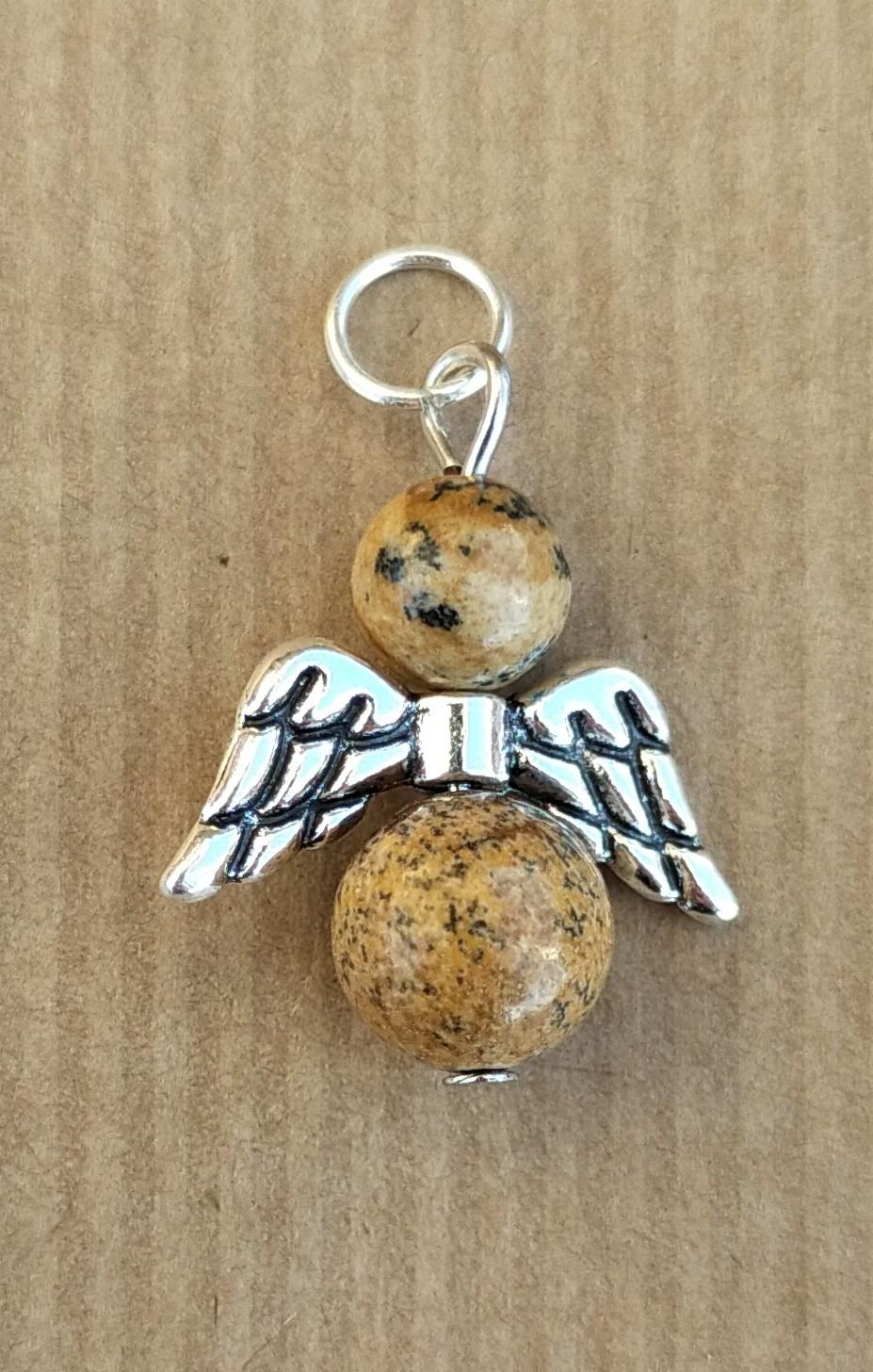 Pendentif En Jaspe Paysage De 59 Carats - Pierre Naturelle De Namibie, Cabochon, Neuf Avec étiquettes