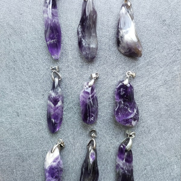 Pendentif amethyste extra