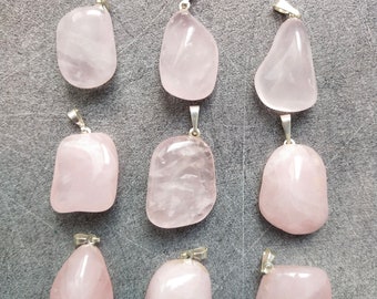 Rose quartz pendant