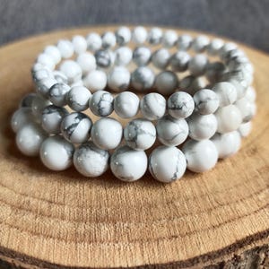 Pulsera de paciencia y autocontrol: Howlita