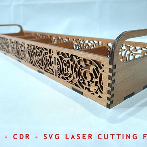 Display Tray - Laser Cut Files DXF, CDR & SVG