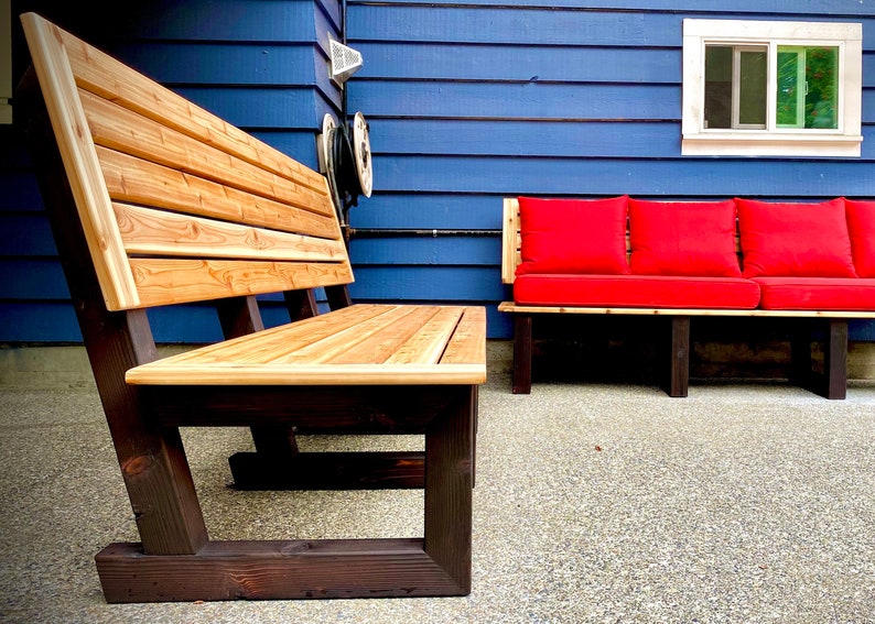 DIY Modern Outdoor Sofa Plans Etsy