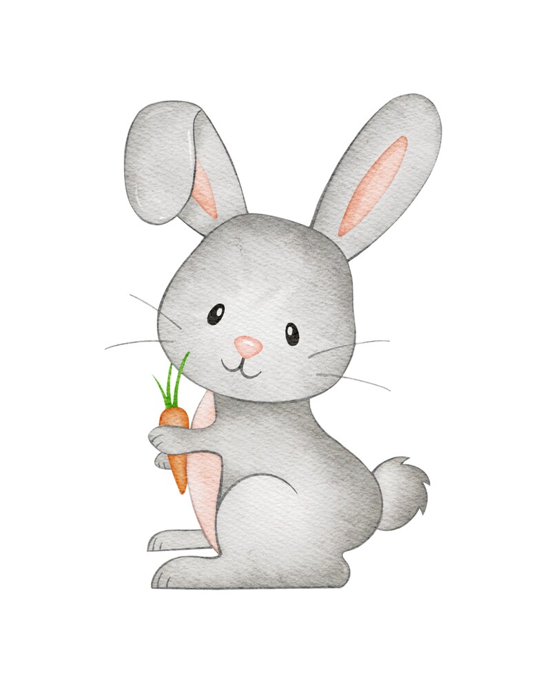 4 PRINTABLE Baby Animal Prints for Nursery Wall Art Decor Safari