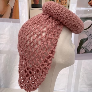 Halo Cap Snood lots of colours Vintage Inspired