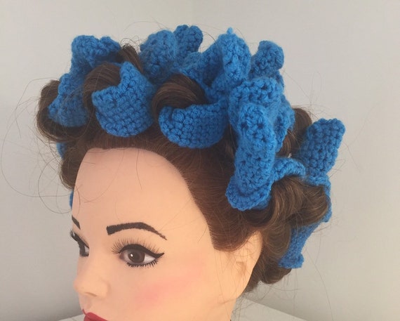 Modernisering compleet uitdrukking Crochet Sleep in Hair Rollers - Etsy Nederland