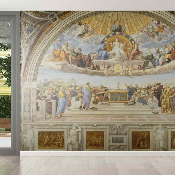 Wall Designs Renaissance Renaissance Painting Wallpaper - Etsy