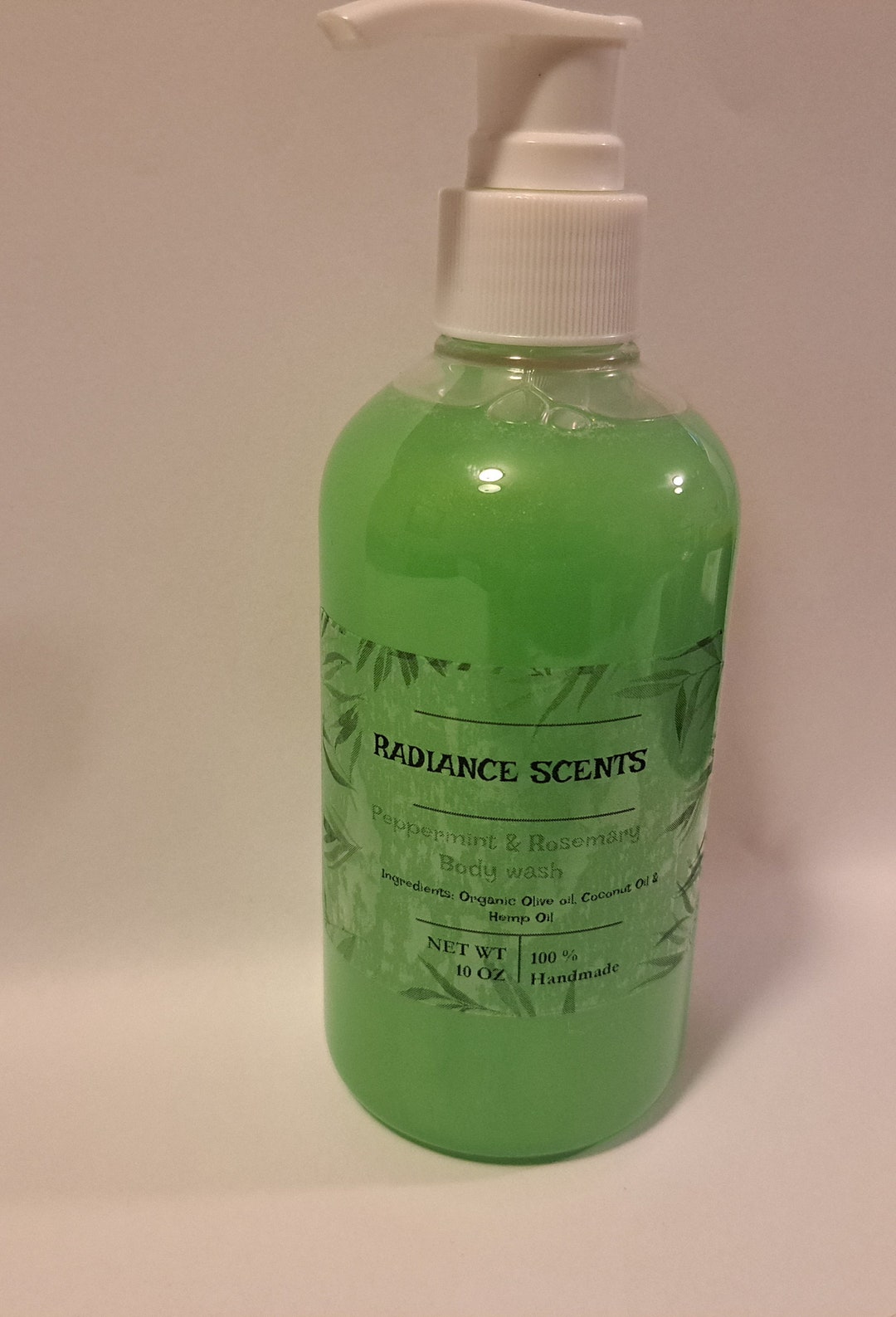 Peppermint & Rosemary Body Wash Etsy