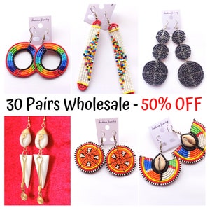 Wholesale PandaHall 150pcs Wood Earring Blanks for African