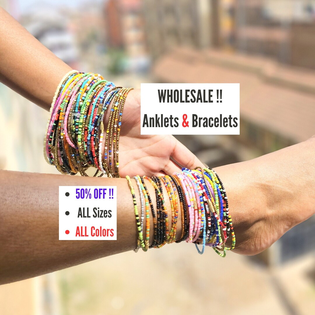 ON SALE Boho Bracelets, Gifts for Women, Anklet Bracelets, African ...