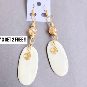 721  African Earrings, Bulk Earrings, Earrings Set, Brass Earrings Dangle, Bone Jewelry, Gifts For Her, Personalized Gift, Birthday Earrings