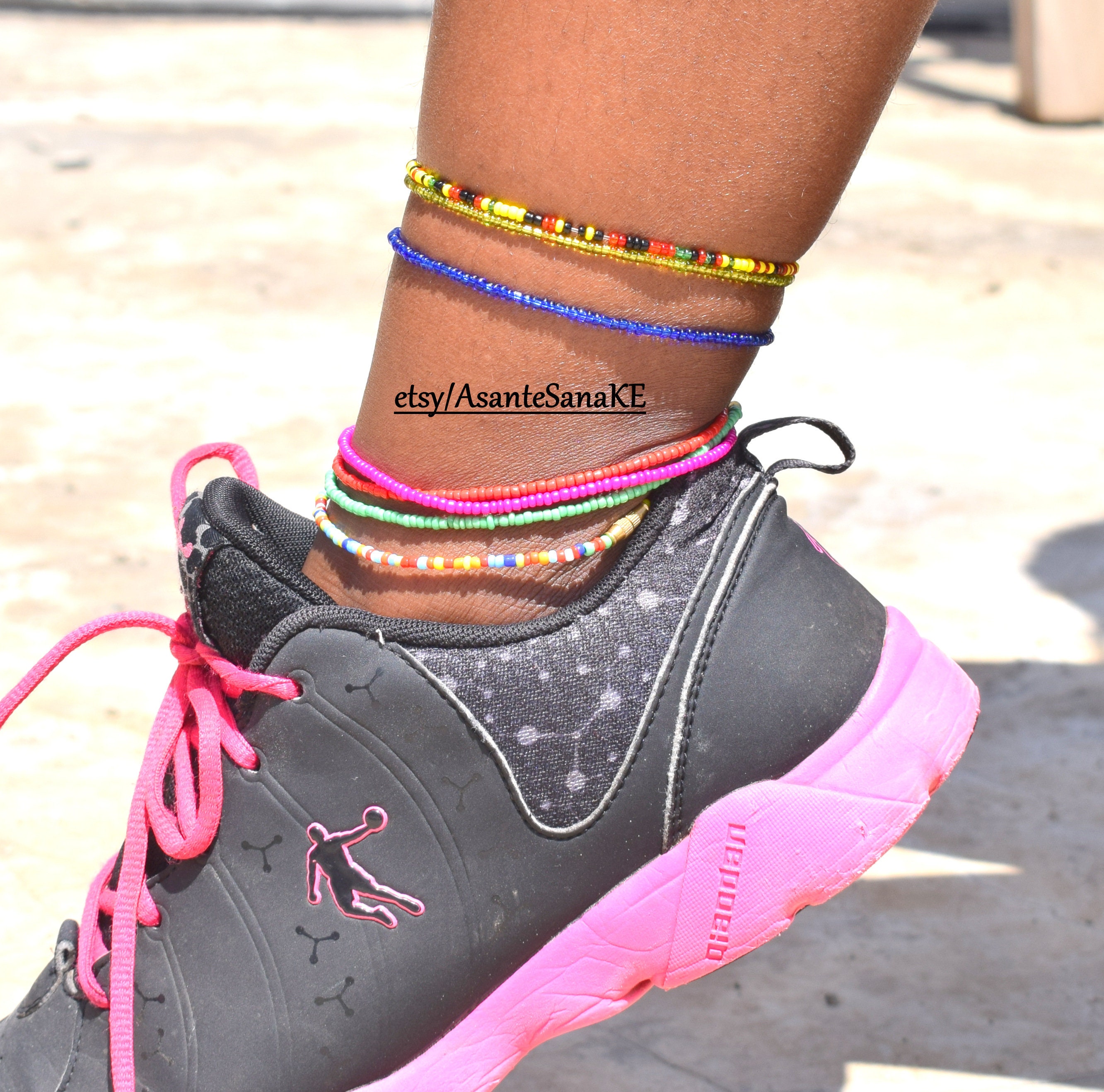 Buy 3 Get 2 Free ANKLETS for Sale Bead Anklets Anklets Set Etsy Sweden