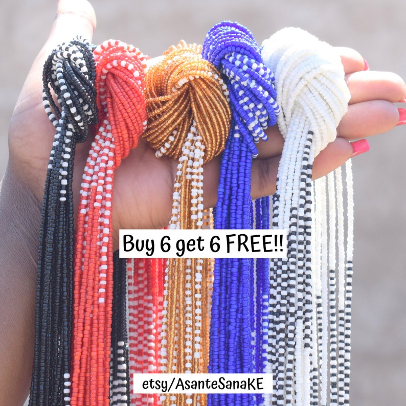 ON SALE Waist Beads With Clasps Waist Beads African Waist Etsy