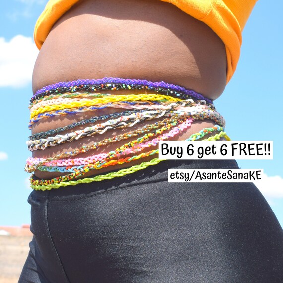 Waist Beads BULK Waist Beads Wholesale Waist Beads Set Waist Beads Braided Waist Beads Stomach Beads African Waist Beads Waist Chain Etsy