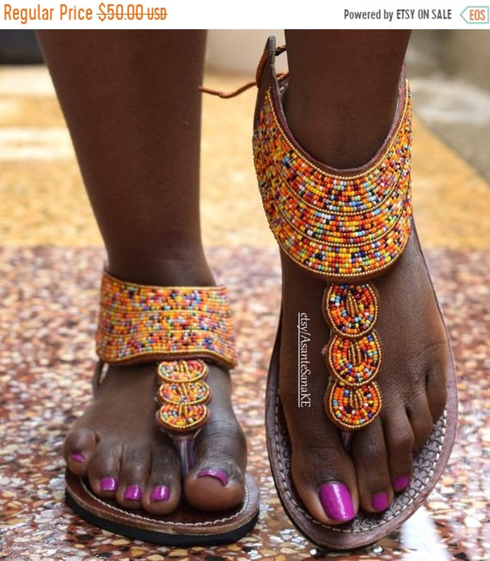 ON SALE Bead Shoe Africa Shoe African Clothing For Women
