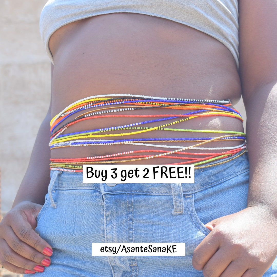 WAIST BEADS, Waist Beads for Weight Loss, Africa Waist Beads, African