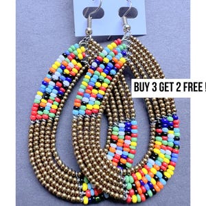 784 Beadwork Earrings, Maasai Earrings, Ethnic Jewelry, Boho Earrings Dangle, African Jewelry, Gifts For Her, Earrings, Earrings For Women.