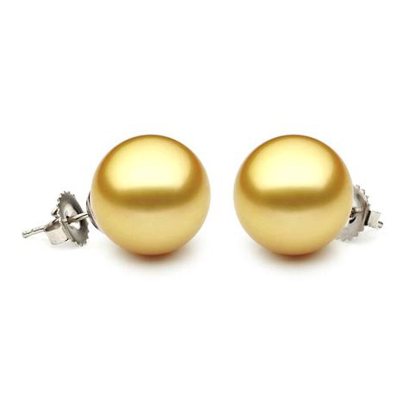Golden south sea pearl earrings cheap
