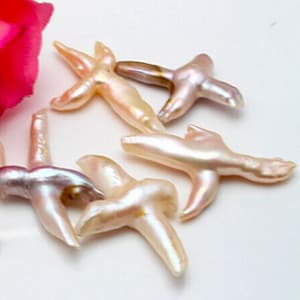Wholesale 20-40mm Cross Shaped Fresh Water Pearl