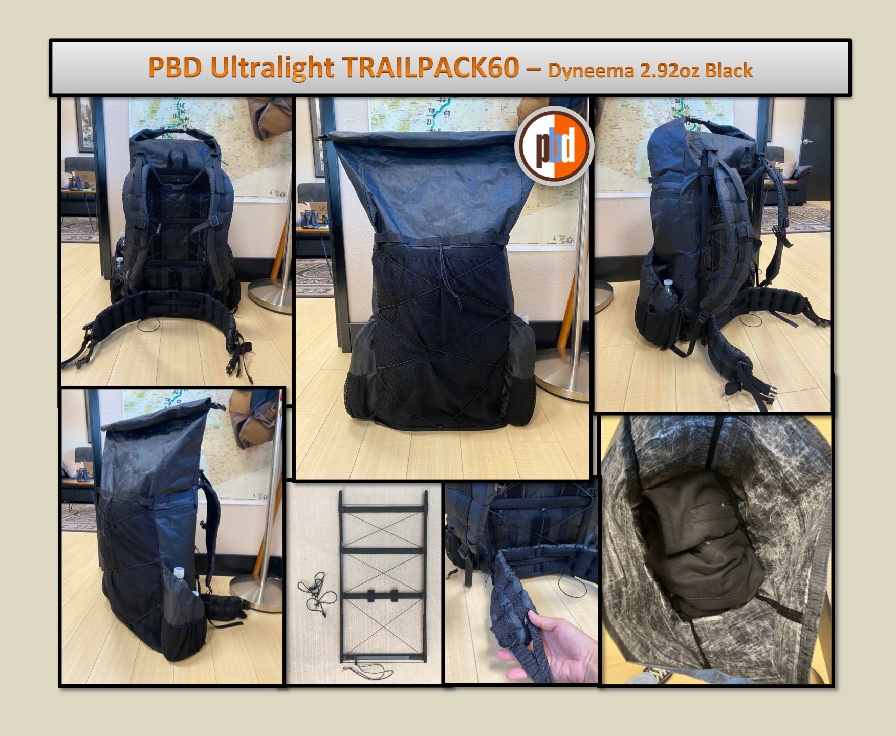 ultralight frame pack