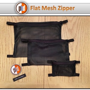 Flat Mesh ZIPPER Pouch