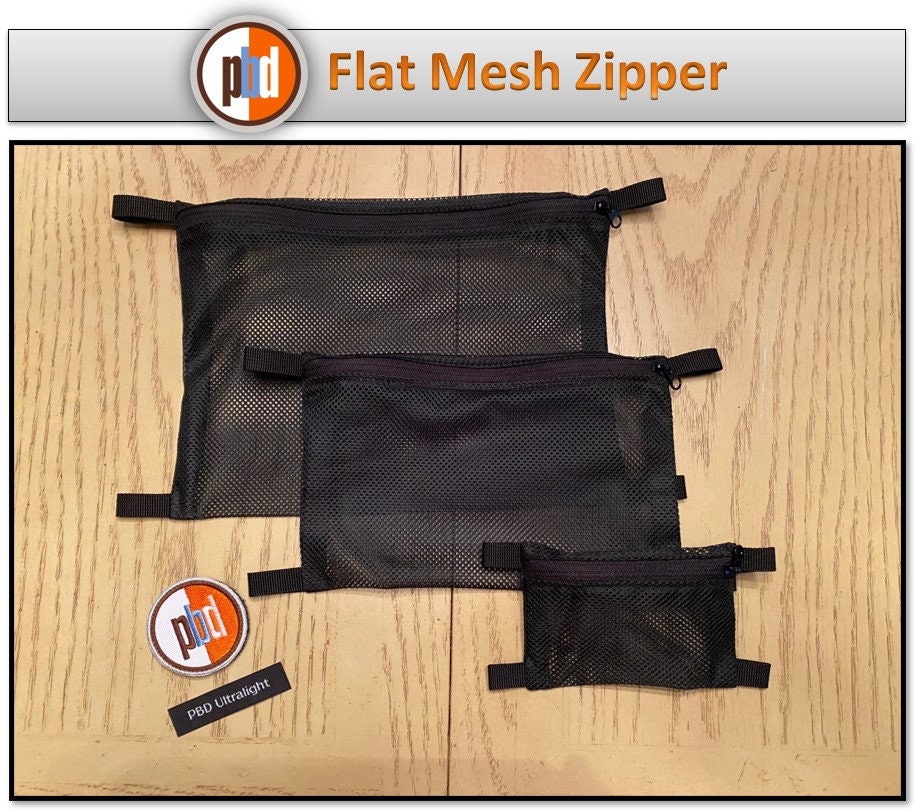 Flat Mesh ZIPPER Pouch 