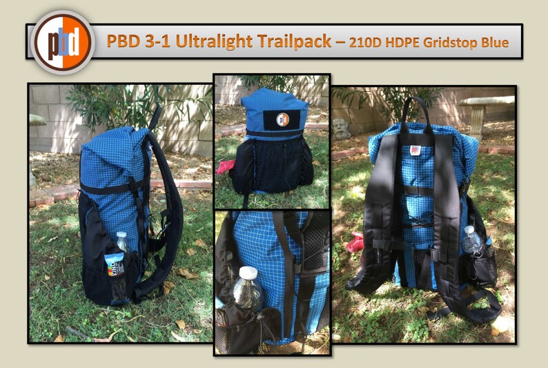 frameless hiking backpack