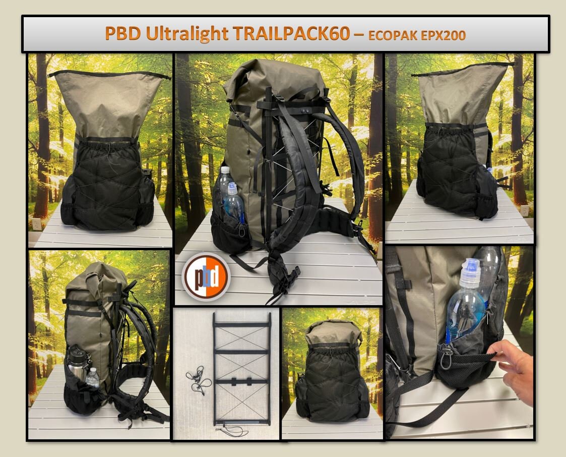 external frame hiking backpack
