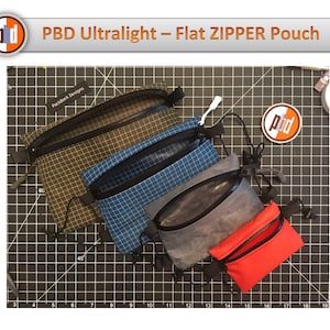 Flat ZIPPER Pouch