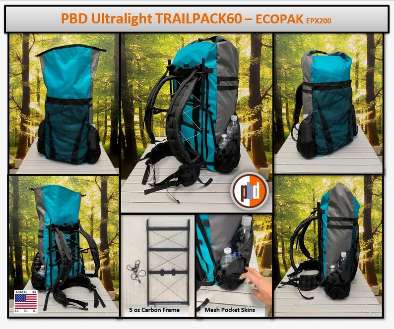 ultralight external frame backpack