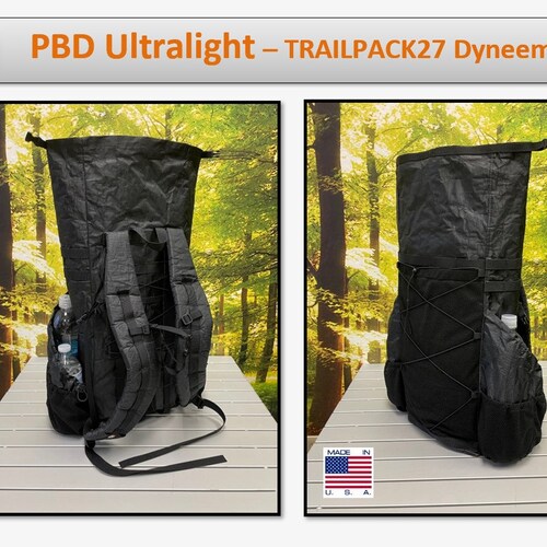 ultralight frameless backpack