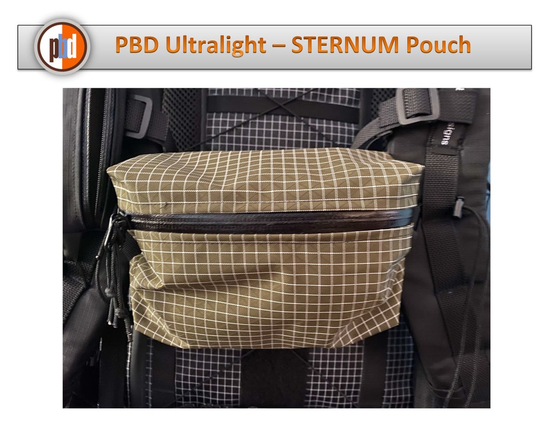 STERNUM Pouch dyneema® & HDPE Gridstop Etsy