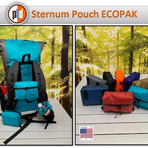 STERNUM Pouch (ECOPAK®) - 6"x2"x4.5"