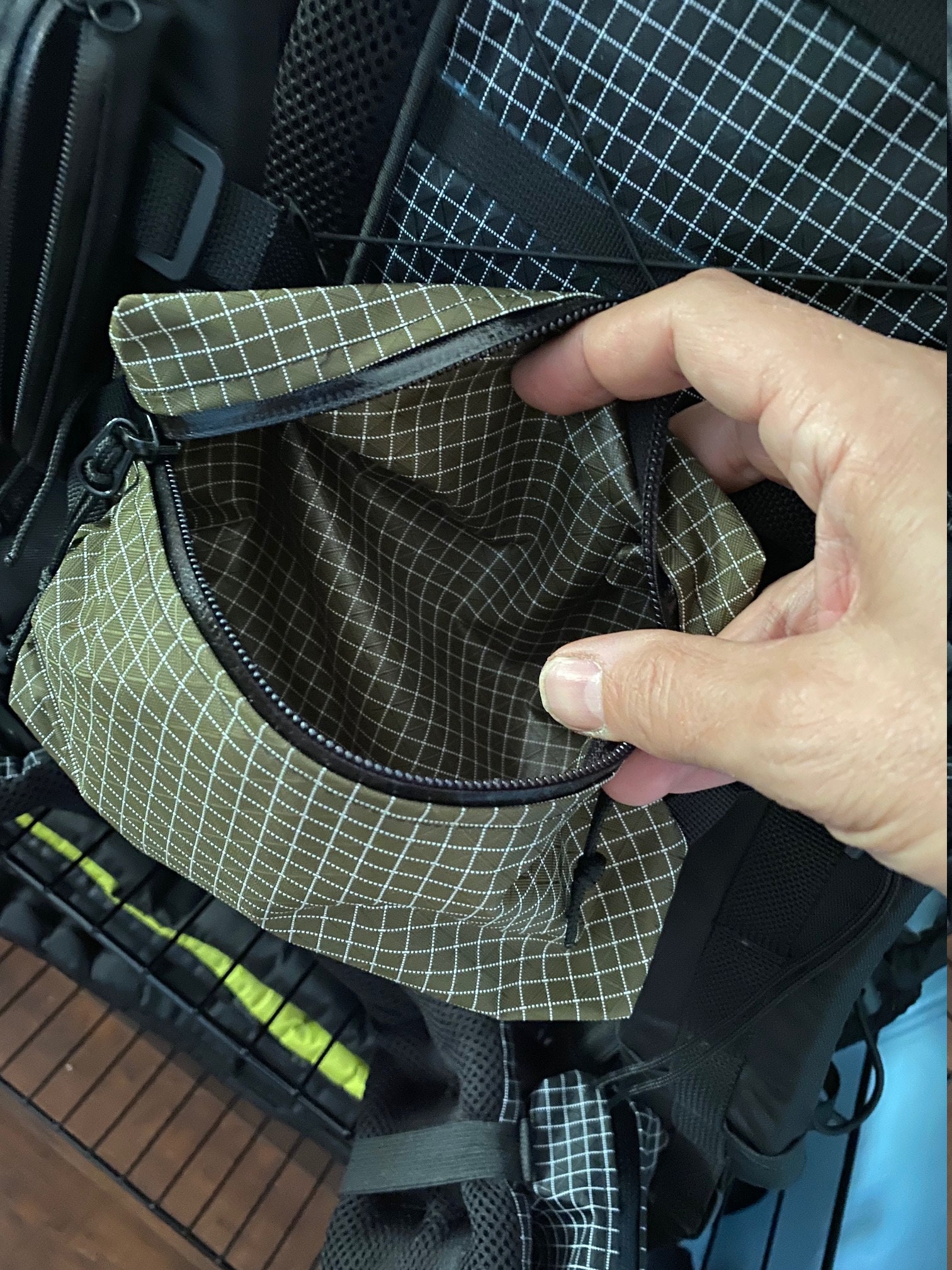 STERNUM Pouch dyneema® & HDPE Gridstop Etsy
