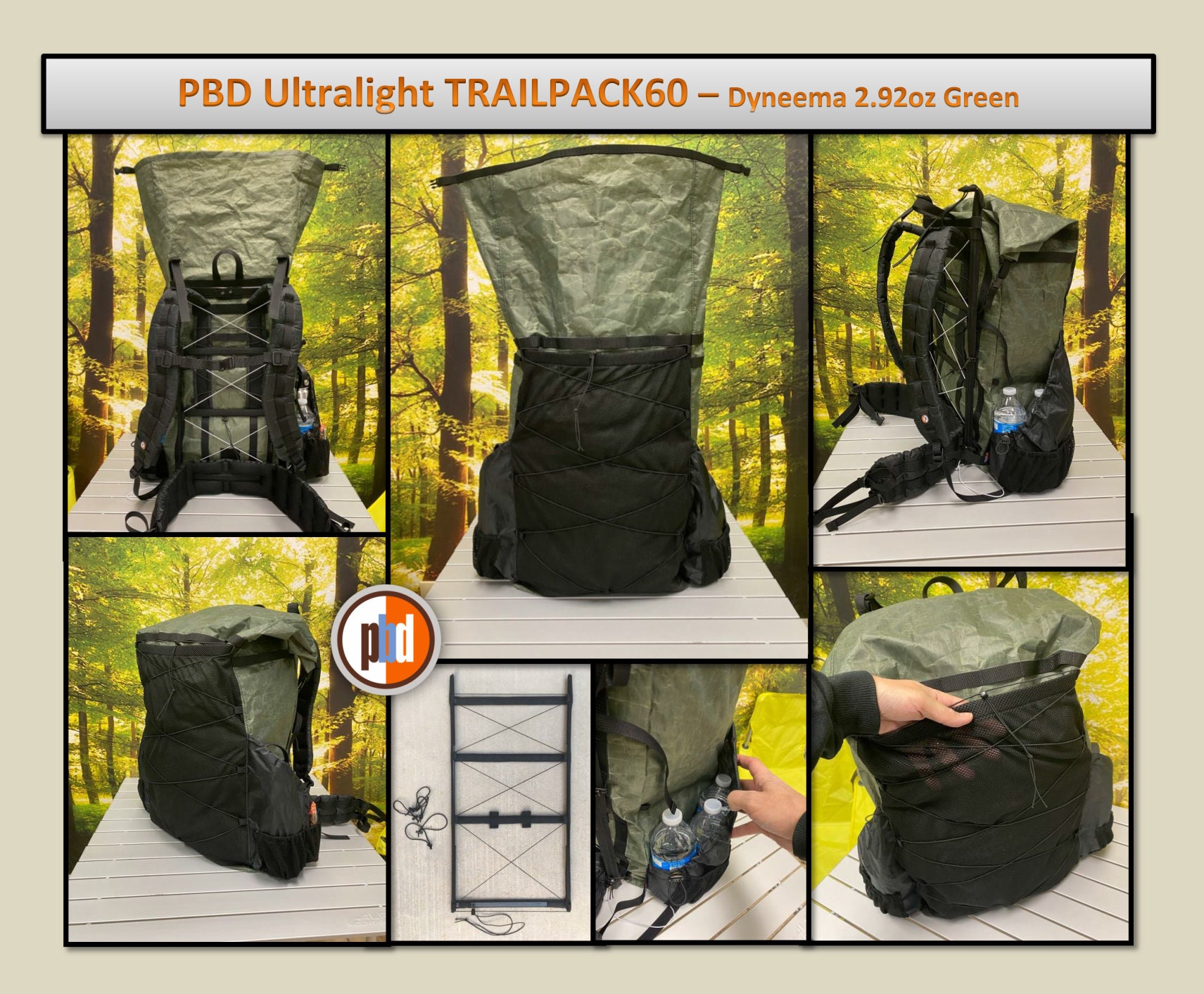 ultralight external frame backpack