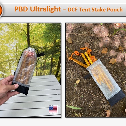 Dyneema Tent Stake Bag Etsy