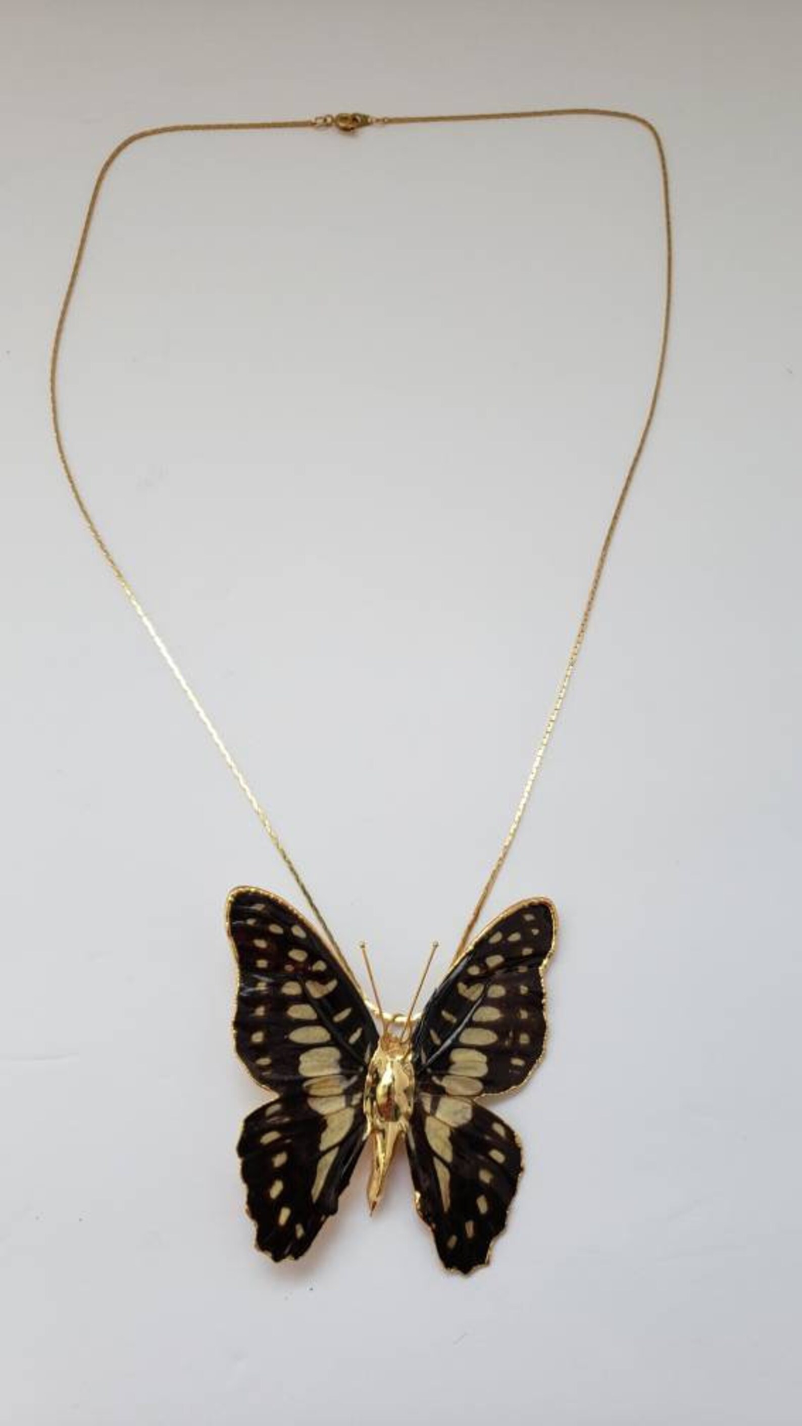 Butterfly gold chain necklace Clearance