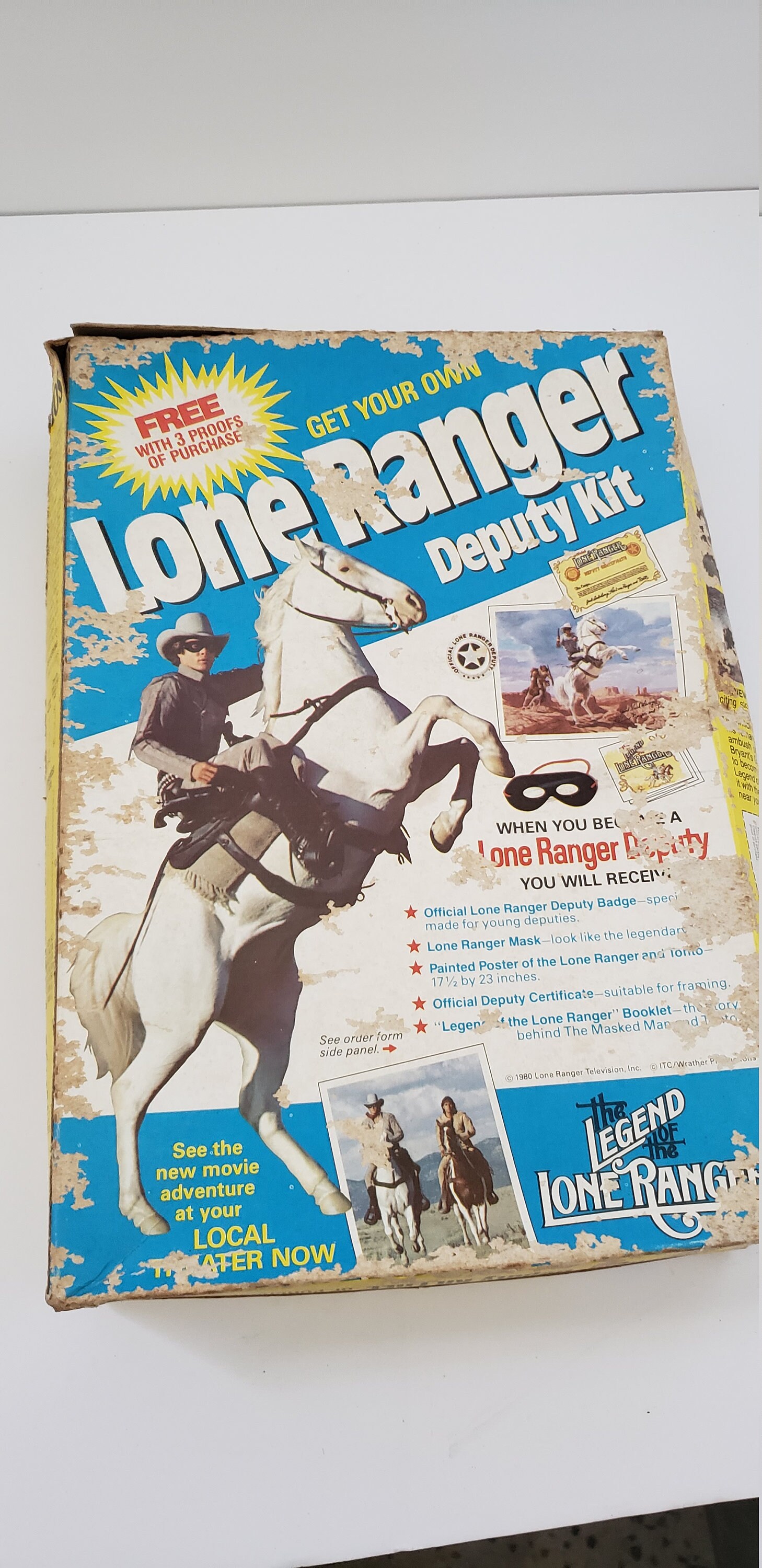 The Lone Ranger Cereal Box Advertisement and Picture Wheel - Etsy