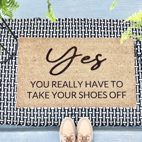 Take Your Shoes Off Etsy