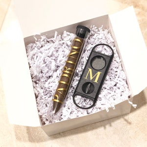 Padrino Cigar Themed Gift Box, Custom Padrino Proposal, Celebration Box, Baptism Gift Set, Padrino Proposal, God Father Cigar, Cigar Clipper