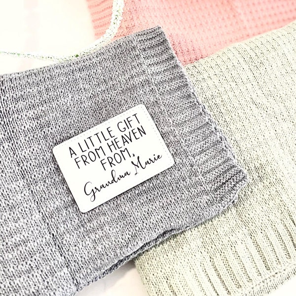 Memorial Baby Sentiment, A gift from heaven from Grandma Grandpa, Guardian Angel Gift, Grandmother, Grandfather, Brother, Sister, Aunt Uncle