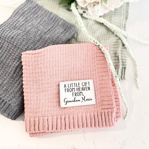 Memorial Baby Sentiment, A gift from heaven from Grandma Grandpa, Guardian Angel Gift, Grandmother, Grandfather, Brother, Sister, Aunt Uncle
