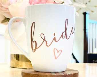 Taza de novia, regalo de novia nueva, regalo de novia personalizado, pronto para ser novia, regalo de despedida de soltera, regalo de compromiso, taza de novia, regalo de boda