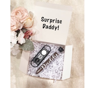 Hello Daddy Cigar Surprise Announcement, Cigar Preggo, Pregnancy Announcement for Husband, Hello Dad, Surprise Reveal For Dad, Surprise Dad