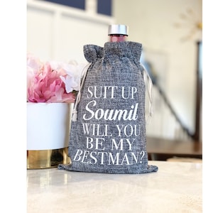 Bestman Groomsman Hochzeit Vorschlag Geschenk, Whisky Schnaps Tasche, Groomsmen Gläser, Groomsmen Vorschlag, Trauzeuge Vorschlag, Braut Vorschlag
