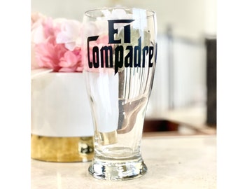 El Compadre Beer Mug, Regalo para compadre, Compadre Baptism Gift, Best Compa Padrino Proposal, God Father Beer, Bautizo, compa