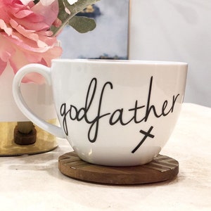 Godfather Mug, Custom Coffee Mug, Padrino Gift, Godfather Gift, Godparent Proposal, Will You Be My Godfather, Compadre, Will You Be My