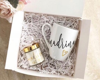 Madrina Gift Box Set, Regalo Comunion, Custom Madrina Proposal Gift Set, Best Friend Gift, Godmother Proposal, Madrina, Regalo Para Madrinas