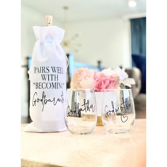 Regalo personalizzato per la proposta di madrina per zia Tia - Bomboniera per battesimo, baby shower - Italia